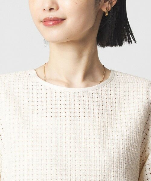 green label relaxing / グリーンレーベル リラクシング シャツ・ブラウス | ラティス ツイードライク プルオーバー | 詳細8