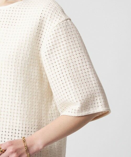 green label relaxing / グリーンレーベル リラクシング シャツ・ブラウス | ラティス ツイードライク プルオーバー | 詳細9