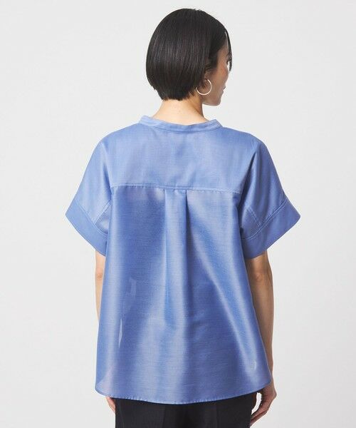 green label relaxing / グリーンレーベル リラクシング シャツ・ブラウス | カールマイヤー ポケット ショートスリーブ ブラウス マシンウォッシャブル 通気性 | 詳細11