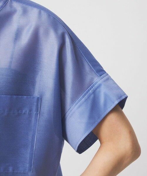 green label relaxing / グリーンレーベル リラクシング シャツ・ブラウス | カールマイヤー ポケット ショートスリーブ ブラウス マシンウォッシャブル 通気性 | 詳細13