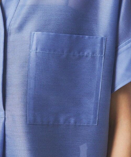 green label relaxing / グリーンレーベル リラクシング シャツ・ブラウス | カールマイヤー ポケット ショートスリーブ ブラウス マシンウォッシャブル 通気性 | 詳細15