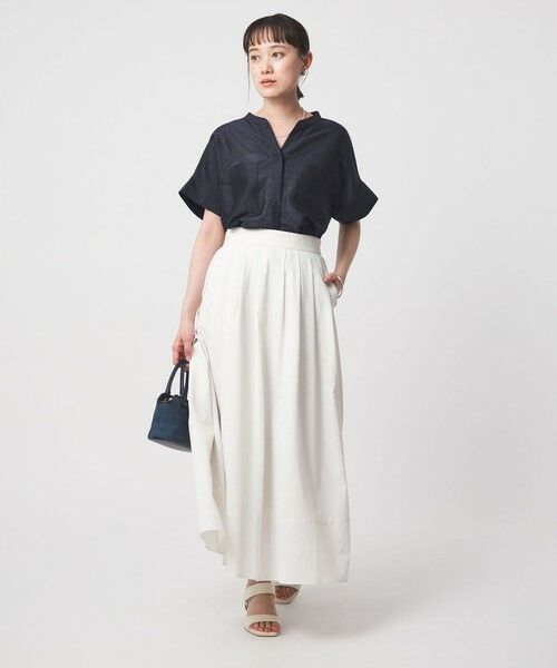 green label relaxing / グリーンレーベル リラクシング シャツ・ブラウス | カールマイヤー ポケット ショートスリーブ ブラウス マシンウォッシャブル 通気性 | 詳細21