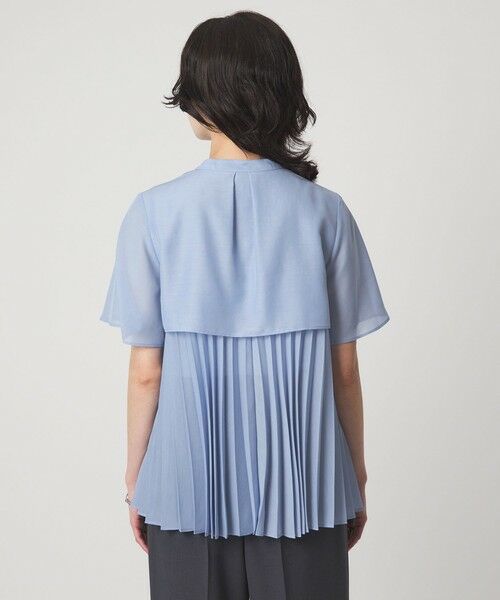 green label relaxing / グリーンレーベル リラクシング シャツ・ブラウス | ヨーク プリーツ ショートスリーブ ブラウス | 詳細12