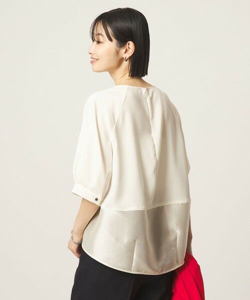 green label relaxing / グリーンレーベル リラクシング シャツ・ブラウス | ［size SHORTあり］fleurie(フルリー) フォルム ショートスリーブ ブラウス | 詳細8