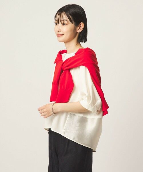 green label relaxing / グリーンレーベル リラクシング シャツ・ブラウス | ［size SHORTあり］fleurie(フルリー) フォルム ショートスリーブ ブラウス | 詳細2