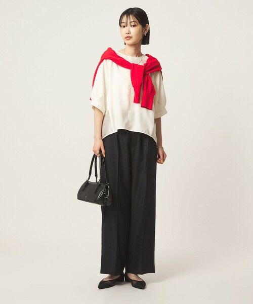 green label relaxing / グリーンレーベル リラクシング シャツ・ブラウス | ［size SHORTあり］fleurie(フルリー) フォルム ショートスリーブ ブラウス | 詳細3