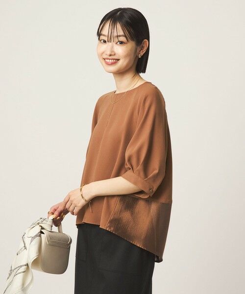 green label relaxing / グリーンレーベル リラクシング シャツ・ブラウス | ［size SHORTあり］fleurie(フルリー) フォルム ショートスリーブ ブラウス | 詳細9