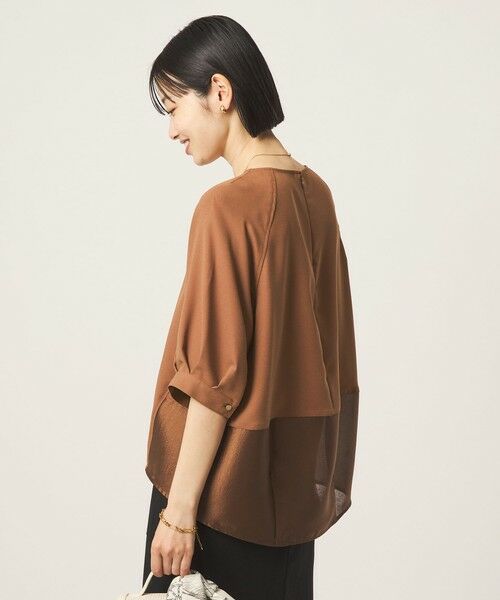 green label relaxing / グリーンレーベル リラクシング シャツ・ブラウス | ［size SHORTあり］fleurie(フルリー) フォルム ショートスリーブ ブラウス | 詳細13