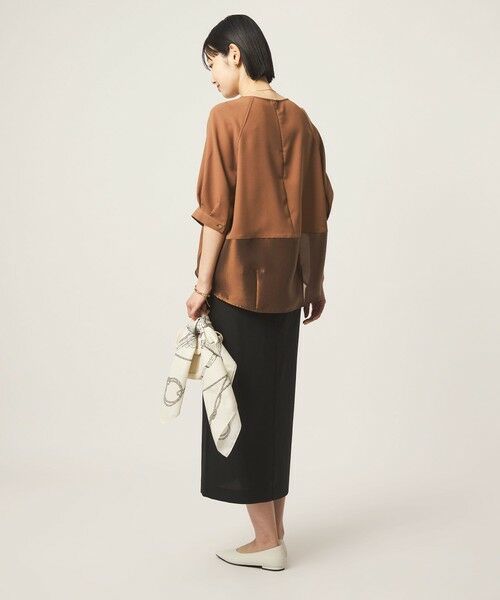 green label relaxing / グリーンレーベル リラクシング シャツ・ブラウス | ［size SHORTあり］fleurie(フルリー) フォルム ショートスリーブ ブラウス | 詳細16