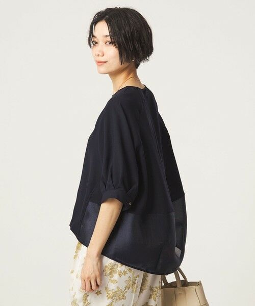 green label relaxing / グリーンレーベル リラクシング シャツ・ブラウス | ［size SHORTあり］fleurie(フルリー) フォルム ショートスリーブ ブラウス | 詳細23