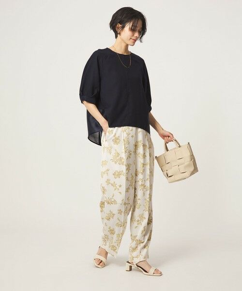 green label relaxing / グリーンレーベル リラクシング シャツ・ブラウス | ［size SHORTあり］fleurie(フルリー) フォルム ショートスリーブ ブラウス | 詳細28
