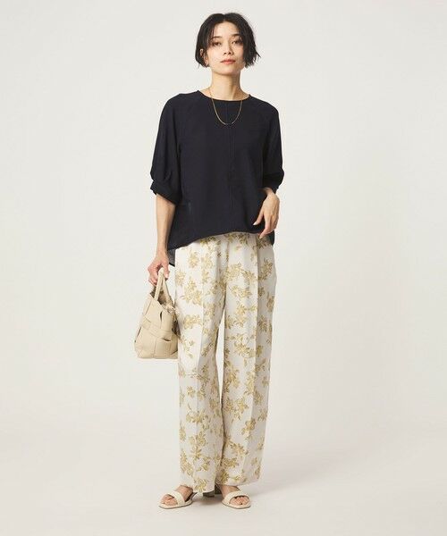 green label relaxing / グリーンレーベル リラクシング シャツ・ブラウス | ［size SHORTあり］fleurie(フルリー) フォルム ショートスリーブ ブラウス | 詳細26