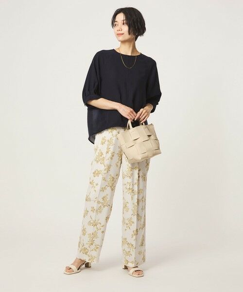 green label relaxing / グリーンレーベル リラクシング シャツ・ブラウス | ［size SHORTあり］fleurie(フルリー) フォルム ショートスリーブ ブラウス | 詳細27