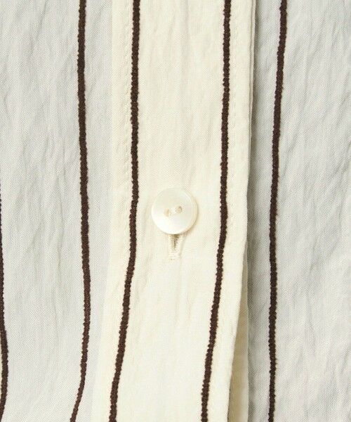 green label relaxing / グリーンレーベル リラクシング シャツ・ブラウス | スタンド ストライプ ブラウス | 詳細5