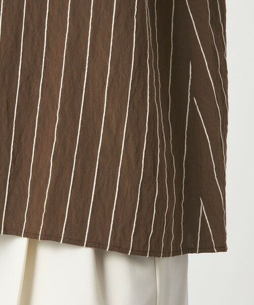 green label relaxing / グリーンレーベル リラクシング シャツ・ブラウス | スタンド ストライプ ブラウス | 詳細15
