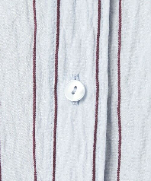 green label relaxing / グリーンレーベル リラクシング シャツ・ブラウス | スタンド ストライプ ブラウス | 詳細21