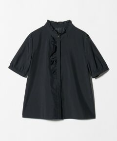 green label relaxing / グリーンレーベル リラクシング シャツ・ブラウス | フリル ディテール ショートスリーブ ブラウス