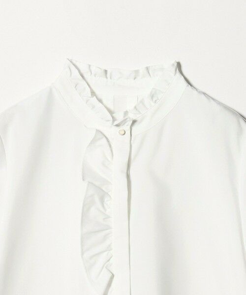 green label relaxing / グリーンレーベル リラクシング シャツ・ブラウス | フリル ディテール ショートスリーブ ブラウス | 詳細1