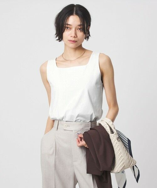 green label relaxing / グリーンレーベル リラクシング カットソー | 2WAY タンクトップ | 詳細1