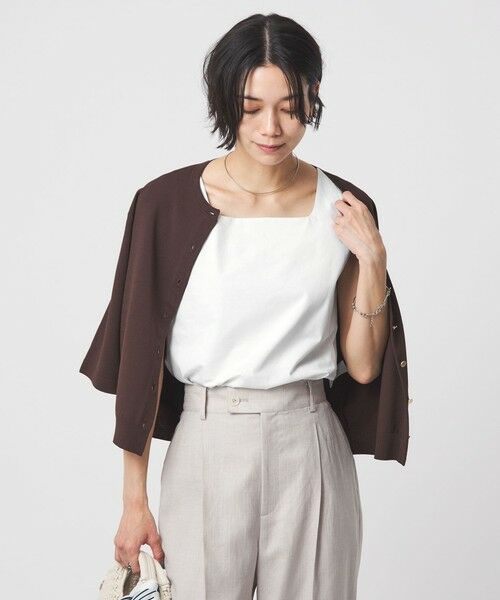 green label relaxing / グリーンレーベル リラクシング カットソー | 2WAY タンクトップ | 詳細2