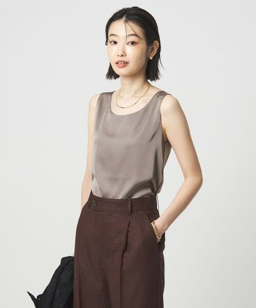 green label relaxing / グリーンレーベル リラクシング カットソー | 2WAY タンクトップ | 詳細10