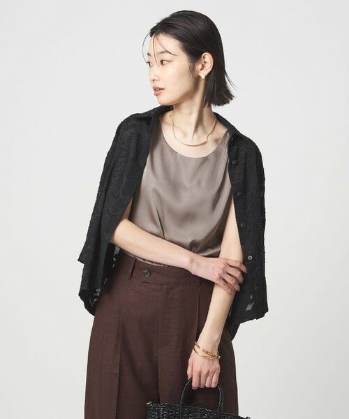 green label relaxing / グリーンレーベル リラクシング カットソー | 2WAY タンクトップ | 詳細11