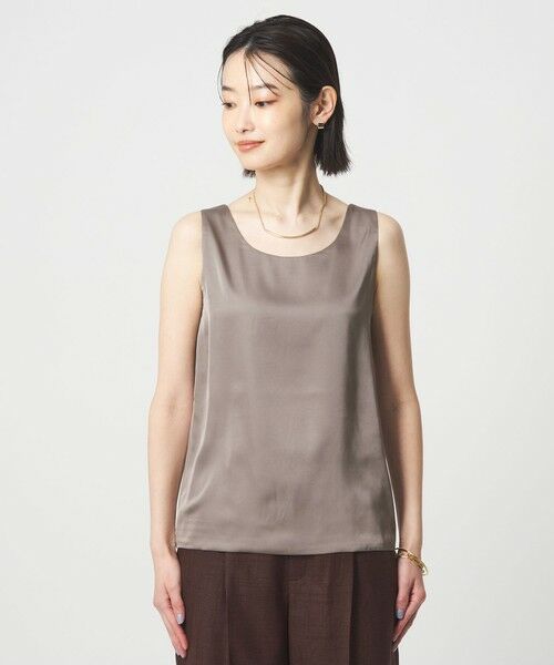 green label relaxing / グリーンレーベル リラクシング カットソー | 2WAY タンクトップ | 詳細15
