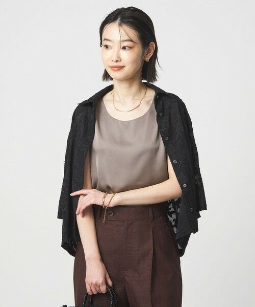 green label relaxing / グリーンレーベル リラクシング カットソー | 2WAY タンクトップ | 詳細12