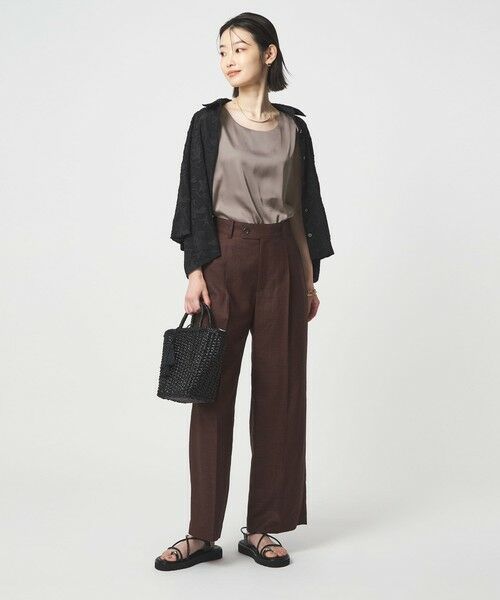 green label relaxing / グリーンレーベル リラクシング カットソー | 2WAY タンクトップ | 詳細14