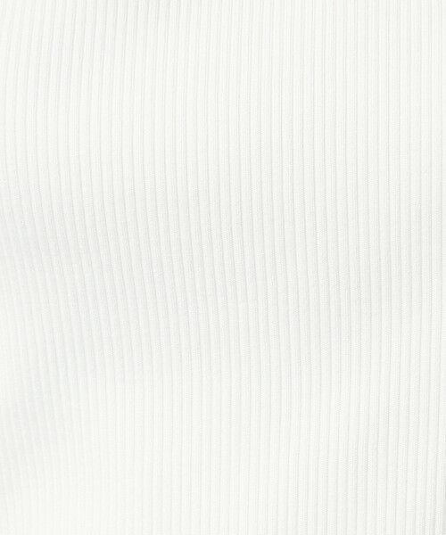 green label relaxing / グリーンレーベル リラクシング カットソー | ブライトリブ デコルテ フレンチスリーブ プルオーバー カットソー | 詳細4