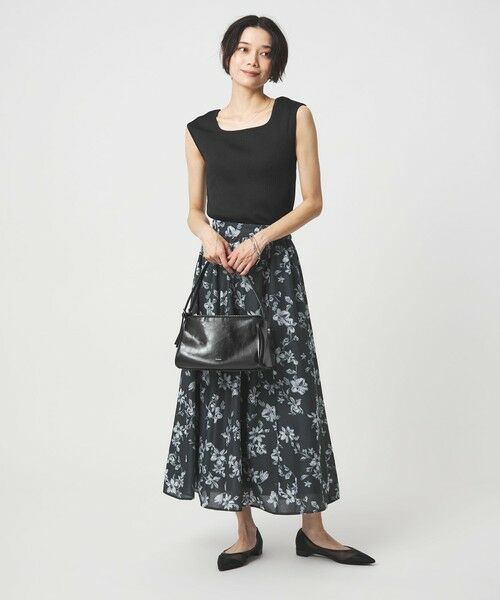 green label relaxing / グリーンレーベル リラクシング カットソー | ブライトリブ デコルテ フレンチスリーブ プルオーバー カットソー | 詳細6