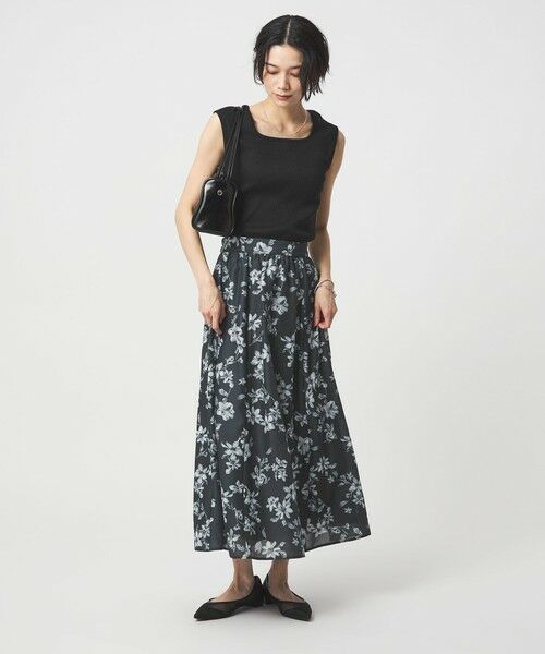 green label relaxing / グリーンレーベル リラクシング カットソー | ブライトリブ デコルテ フレンチスリーブ プルオーバー カットソー | 詳細7