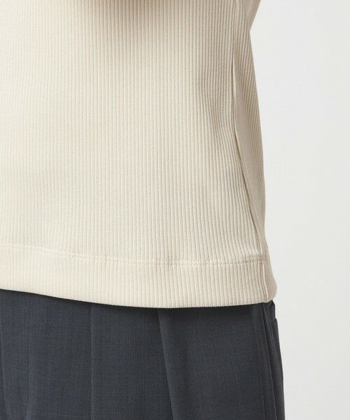 green label relaxing / グリーンレーベル リラクシング カットソー | ブライトリブ デコルテ フレンチスリーブ プルオーバー カットソー | 詳細17