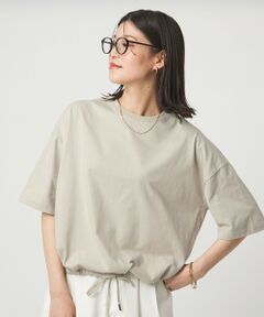 green label relaxing / グリーンレーベル リラクシング カットソー | 【WEB限定】＜at ease＞ドロスト カットソー 接触冷感 UVカット 遮熱