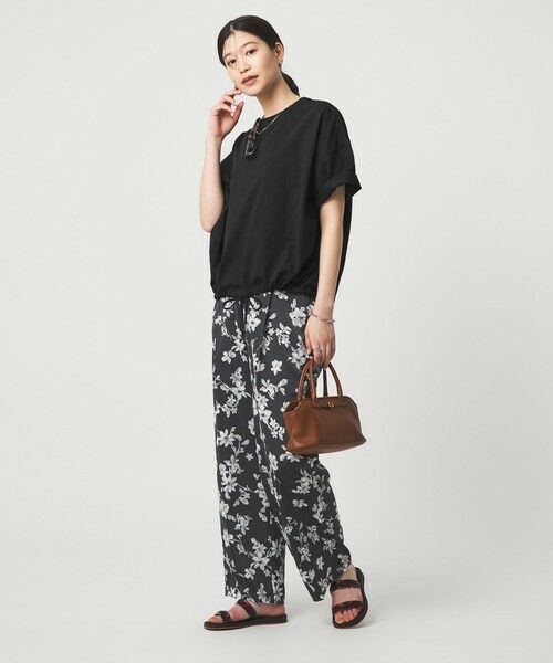 green label relaxing / グリーンレーベル リラクシング カットソー | 【WEB限定】＜at ease＞ドロスト カットソー 接触冷感 UVカット 遮熱 | 詳細9