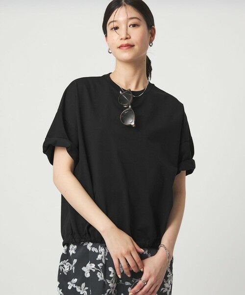 green label relaxing / グリーンレーベル リラクシング カットソー | 【WEB限定】＜at ease＞ドロスト カットソー 接触冷感 UVカット 遮熱 | 詳細7