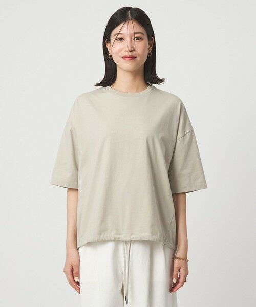 green label relaxing / グリーンレーベル リラクシング カットソー | 【WEB限定】＜at ease＞ドロスト カットソー 接触冷感 UVカット 遮熱 | 詳細18