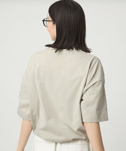 green label relaxing / グリーンレーベル リラクシング カットソー | 【WEB限定】＜at ease＞ドロスト カットソー 接触冷感 UVカット 遮熱 | 詳細13