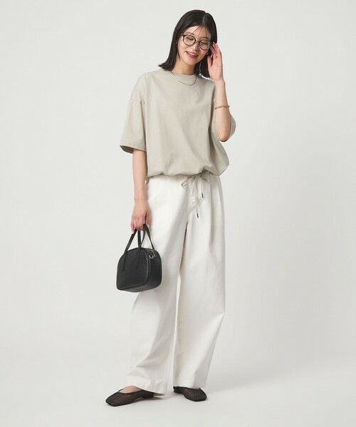 green label relaxing / グリーンレーベル リラクシング カットソー | 【WEB限定】＜at ease＞ドロスト カットソー 接触冷感 UVカット 遮熱 | 詳細16