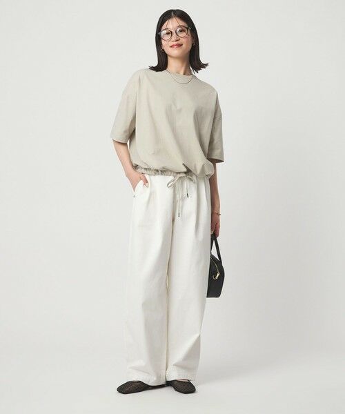 green label relaxing / グリーンレーベル リラクシング カットソー | 【WEB限定】＜at ease＞ドロスト カットソー 接触冷感 UVカット 遮熱 | 詳細17