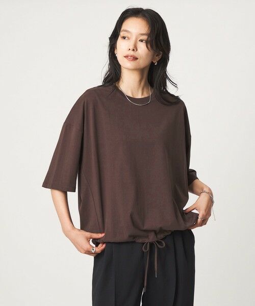 green label relaxing / グリーンレーベル リラクシング カットソー | 【WEB限定】＜at ease＞ドロスト カットソー 接触冷感 UVカット 遮熱 | 詳細28