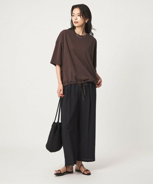 green label relaxing / グリーンレーベル リラクシング カットソー | 【WEB限定】＜at ease＞ドロスト カットソー 接触冷感 UVカット 遮熱 | 詳細29