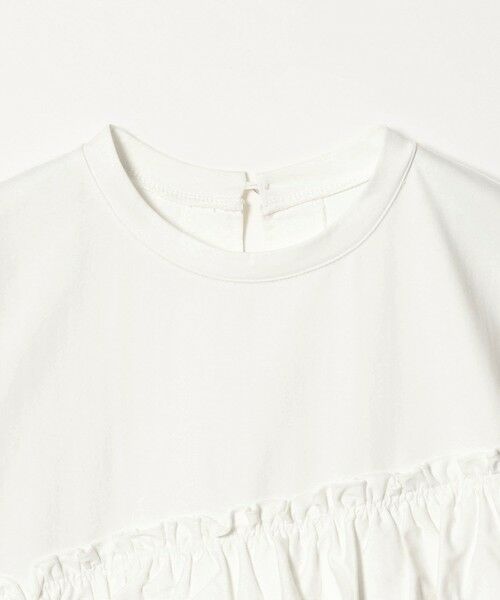 green label relaxing / グリーンレーベル リラクシング カットソー | 【WEB限定】＜at ease＞フリル カットソー 接触冷感 UVカット 遮熱 | 詳細10