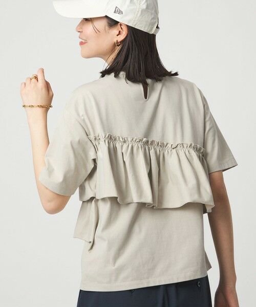 green label relaxing / グリーンレーベル リラクシング カットソー | 【WEB限定】＜at ease＞フリル カットソー 接触冷感 UVカット 遮熱 | 詳細22