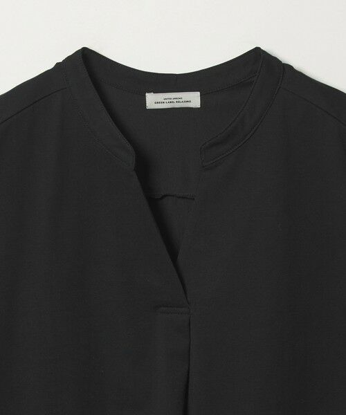 green label relaxing / グリーンレーベル リラクシング カットソー | 【WEB限定】＜at ease＞スキッパー カットソー 接触冷感 UVカット 遮熱 | 詳細15