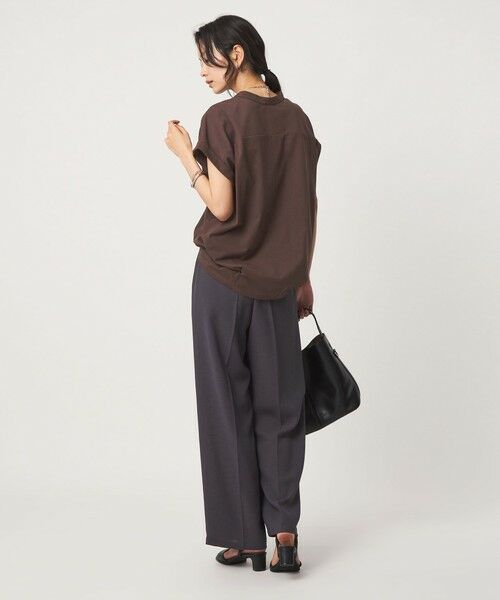 green label relaxing / グリーンレーベル リラクシング カットソー | 【WEB限定】＜at ease＞スキッパー カットソー 接触冷感 UVカット 遮熱 | 詳細18