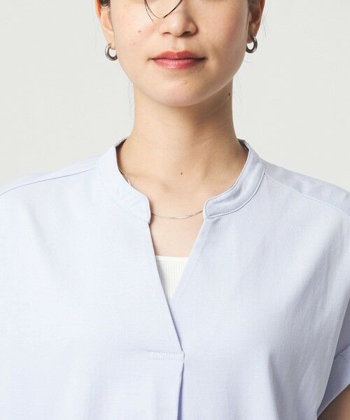 green label relaxing / グリーンレーベル リラクシング カットソー | 【WEB限定】＜at ease＞スキッパー カットソー 接触冷感 UVカット 遮熱 | 詳細27