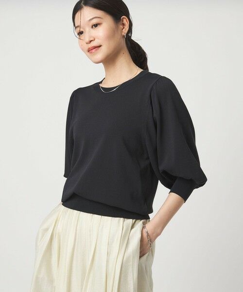 green label relaxing / グリーンレーベル リラクシング ニット・セーター | 【WEB限定】＜at ease＞袖ボリューム ニット ウォッシャブル 接触冷感 UVカット 遮熱 | 詳細7