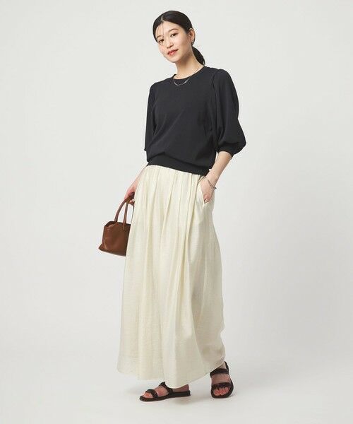 green label relaxing / グリーンレーベル リラクシング ニット・セーター | 【WEB限定】＜at ease＞袖ボリューム ニット ウォッシャブル 接触冷感 UVカット 遮熱 | 詳細8