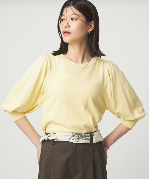 green label relaxing / グリーンレーベル リラクシング ニット・セーター | 【WEB限定】＜at ease＞袖ボリューム ニット ウォッシャブル 接触冷感 UVカット 遮熱 | 詳細17